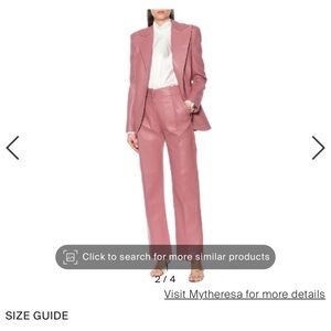 Materiel pink wide leg pants S